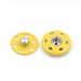 YEAHOO 10Pcs Sew-on Snap Buttons Metal Snap Fasteners Button 15mm Sewing Press Buttons for Coats Jackets Sweaters Cardigan Shawls Pants Crafts(Y)