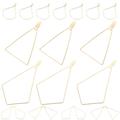 30 Pcs DIY Earring Hoop Jewlery DIY Charm Ring Earrings Hoop Earring DIY Hoops Earrings Beading Circle