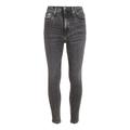 Calvin Klein Damen Jeans HIGH RISE SUPER SKINNY ANKLE, grau, Gr. 29