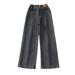 Toddler Pants Tollder Girl High Elastic Waist Flare Leg Casual Long Wide Leg Jeans Trousers Fall Outfits