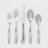 20pcs Silverware Set in Silver Texture - 8' x 10'