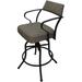 Carolina Brown Swivel Tilt Counter 26" or Bar 30" Metal Bar Stool