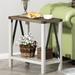 End Table for Small Spaces - 11.81"D x 23.62"W x 22.44"H