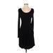 12pm by Mon Ami Casual Dress - Fit & Flare: Black Dresses - Women's Size Small