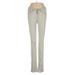 Rag & Bone/JEAN Jeans - Mid/Reg Rise Skinny Leg Denim: Ivory Bottoms - Women's Size 24 - Gray Wash