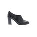 Nine West Ankle Boots: Black Solid Shoes - Women's Size 9 - Almond Toe