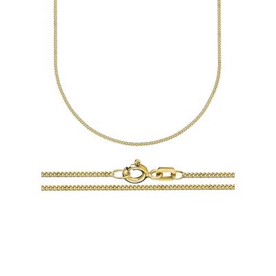 Panzerkette FIRETTI "Schmuck Geschenk Silber 925 Collierkette in mehreren Breiten" Gr. 50, gold (gelbgoldfarben), Halsketten, Damen, 50, Silber 925 (Sterlingsilber), B: 1,4mm, Made in Germany, B:1,4mm Image
