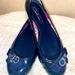 Coach Shoes | Blue Patent Leather Coach Poppy Flats | Color: Blue | Size: 9.5