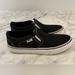 Vans Shoes | Black Vans Classic Slip-On Sneaker - Men’s Size 8 | Color: Black/White | Size: 8