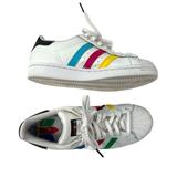 Adidas Shoes | Adidas Superstar Sneakers Mens 7 Womens 8 Superstar Colorful Trefoil Shoes | Color: White | Size: 7