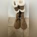 Michael Kors Shoes | Michael Kors Tall Suede Boots | Color: Cream | Size: 10