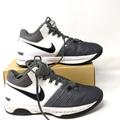 Nike Shoes | Nike Air Visi Pro V Basketball Shoes Men's 8 Multicolor Gray White Black | Color: Gray/White | Size: 8