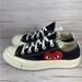 Converse Shoes | Converse Play Comme Des Garcons Low Top Chick Taylor Women’s Size 6 | Color: Black/White | Size: 6