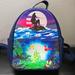 Disney Bags | Loungefly Disney The Little Mermaid Silhouette Mini Backpack-Sbastien &Flounder | Color: Blue | Size: Os