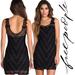 Free People Dresses | Free People Again Bodycon Dress Small Lace Sleeveless | Color: Black/Silver | Size: S