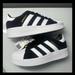 Adidas Shoes | 2023 Superstar Xlg J 'Black White' | Color: Black/White | Size: 7
