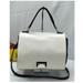 Kate Spade Bags | Kate Spade Magnolia Park White Leather 3-Tone Pushlock Satchel Crossbody Bag | Color: Silver/White | Size: Os