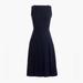 J. Crew Dresses | J Crew Sleeveless Pleated A-Line Dress In Two-Way Stretch Wool | Color: Blue | Size: 00