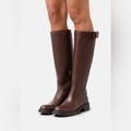 Coach Shoes | Coach Leigh Leather Riding Boots | Color: Brown | Size: 7.5