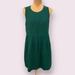 Madewell Dresses | Madewell | Women’s | Emerald Silk Shirred Dress | Size: 10 | Color: Green | Size: 10