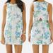 Lilly Pulitzer Dresses | Lilly Pulitzer Coastal Kiss Cecily Fish Print Shift Dress Resort White Size 4 | Color: Blue/White | Size: 4
