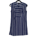 J. Crew Dresses | J Crew Women's Easy Tunic Cap Sleeve Shift Dress Striped Poplin Blue Size Xs Nwt | Color: Blue/White | Size: Xs
