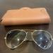 Ray-Ban Accessories | Aviator Women’s Sun Glasses. Gold Frames And Light Brown Lenses. | Color: Brown/Gold | Size: Os