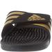 Adidas Shoes | Adidas Unisex Adult Adissage Slides Size 13 Color Black/Gold Metallic/Black | Color: Black | Size: 13