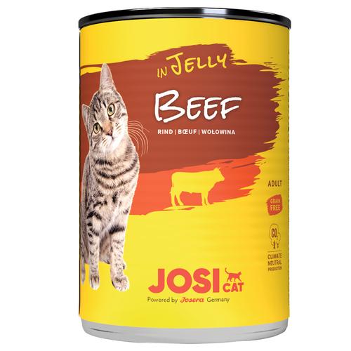 Sparpaket JosiCat in Gelee 24 x 400 g - Rind