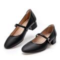 hingswink Mary Jane Shoes Women Black Low Heels Dress Shoes Pumps for Women Dressy Low Heel 2 Inch Chunky Heel Mary Janes Pumps with Adjustable Ankle Strap for Women Dressy Casual, PUBlack, Size5