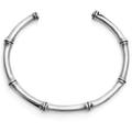 OLLiNs Silver bracelet, 925 sterling silver chain bracelet, women's 925 sterling silver bracelet bamboo adjustable open bracelet dship bracelet sterling silver jewelry