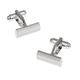 Men's French Cufflinks Cylindrical Silver Brass Cufflinks Cufflinks