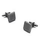 Cufflinks plaid cuffs square pattern gun black cuff nails