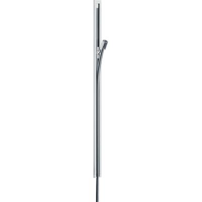 Stangenbrause-Set HANSGROHE "Unica", silber (chrom), Aluminium, Brausegarnituren, Raindanc90cm, mit Isiflex Duschschlauc