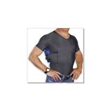 Undertech Undercover V-Neck Concealment Holster Shirt Black 4002-BLK-XL