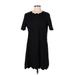 Halogen Casual Dress - Mini: Black Print Dresses - Women's Size Medium