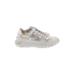 Hogan Sneakers: Athletic Wedge Casual White Solid Shoes - Women's Size 38.5 - Almond Toe