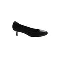 Donald J Pliner Heels: Pumps Kitten Heel Classic Black Print Shoes - Women's Size 7 - Round Toe