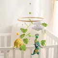 Cloche de lit mobile CPull pour bébé hochets en bois jouets en feutre doux dessin animé