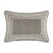 Five Queens Court Darwin BORDER Throw Pillow Polyester in Gray | 15 H x 21 W x 15 D in | Wayfair 2560046BOUDR