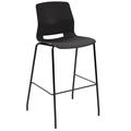 KFI Studios Imme Bar Stool Metal in Black | 43.5 H x 20.5 W x 19.5 D in | Wayfair BR2700-BK-10