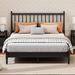 17 Stories Babice Bed Wood in Black | 44.9 H x 83.9 W x 78.7 D in | Wayfair CB65ECC6F81C4F438F33B6999D06E2E2