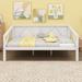 Latitude Run® Twin Size Wooden Daybed w/ Slat Support Wood in Gray/White/Black | 35 H x 57 W x 79 D in | Wayfair B6E2203A9ECC48398747542816074A1A