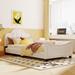 Red Barrel Studio® Letoria Upholstered Platform Bed Plastic in Brown | 34 H x 41.3 W x 80 D in | Wayfair 8FB69BEB7FD74AEF87925D46AD1325C1
