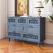 Alcott Hill® Christylee 7 - Drawer Accent Chest Wood in Blue | 31.5 H x 47.2 W x 15.8 D in | Wayfair 3FFC713976F94F99A810E5262EDCF158