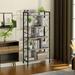 17 Stories Bauford Etagere Bookcase Wood in Gray | 61 H x 29.1 W x 11.8 D in | Wayfair C3CCE6580A304AF1B6B11CE562F33E0F