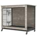 Tucker Murphy Pet™ Derekshan Dog House Wood in Brown/Gray | 26 H x 27.35 W x 20 D in | Wayfair A29BEF15A5F84794AA97689E60A2A994