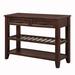 Red Barrel Studio® Console Sofa Table Wood in Brown | 30.04 H x 42.24 W x 13.94 D in | Wayfair A65B7E17573E4910AC77E35B5C8AD6DC