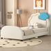 Harriet Bee Janoah Platform Bed Upholstered/Velvet in Brown | 38.7 H x 41 W x 80.5 D in | Wayfair C03E642317F6407C86DD51F0369C6AC6