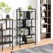 17 Stories Bauford Etagere Bookcase Wood in Black | 61 H x 29.1 W x 11.8 D in | Wayfair 04E10D42521D40E596BDF2C193268CAD